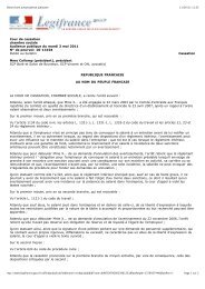 DÃƒÂ©tail d'une jurisprudence judiciaire - Wk-rh