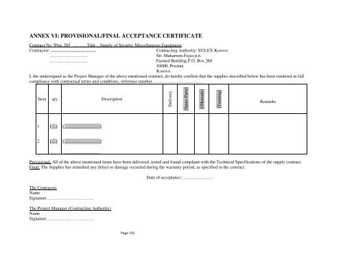 Tender Dossier (PDF) - Eulex