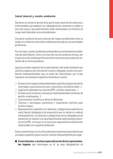 Guía del Delegado y Delegada de Prevención - CCOO