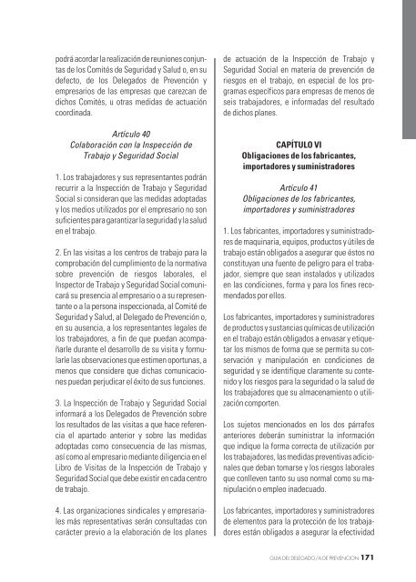 Guía del Delegado y Delegada de Prevención - CCOO