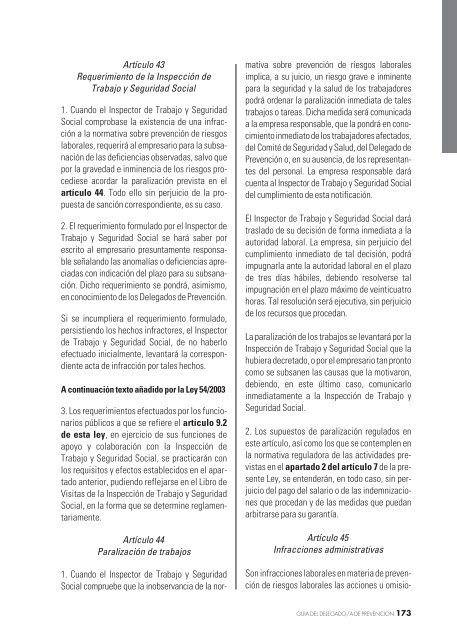 Guía del Delegado y Delegada de Prevención - CCOO