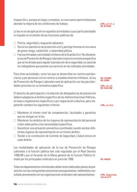 Guía del Delegado y Delegada de Prevención - CCOO