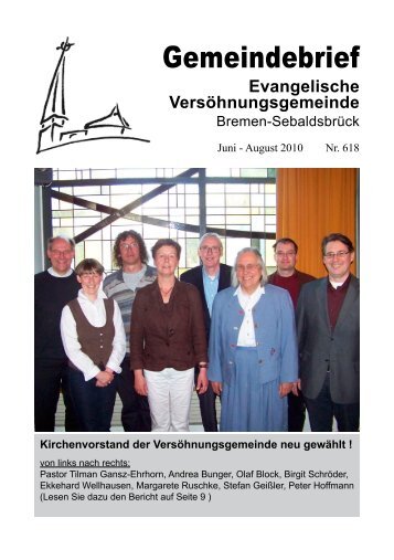Gemeindebrief - Evangelische Versöhnungsgemeinde :: Bremen