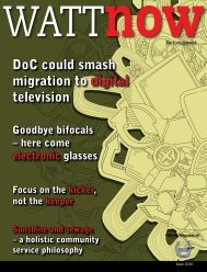 download a PDF of the full June 2010 issue - Watt Now Magazine