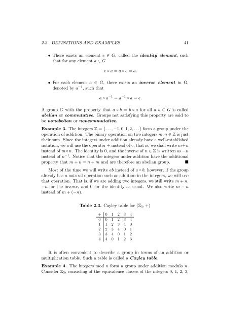 Abstract Algebra Theory and Applications - Computer Science ...