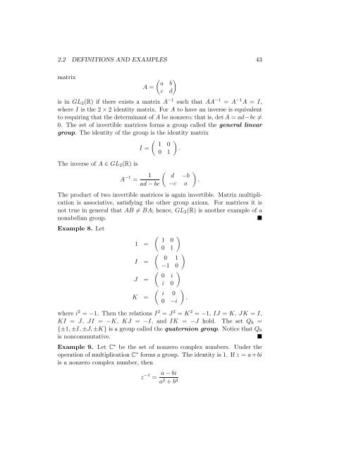 Abstract Algebra Theory and Applications - Computer Science ...