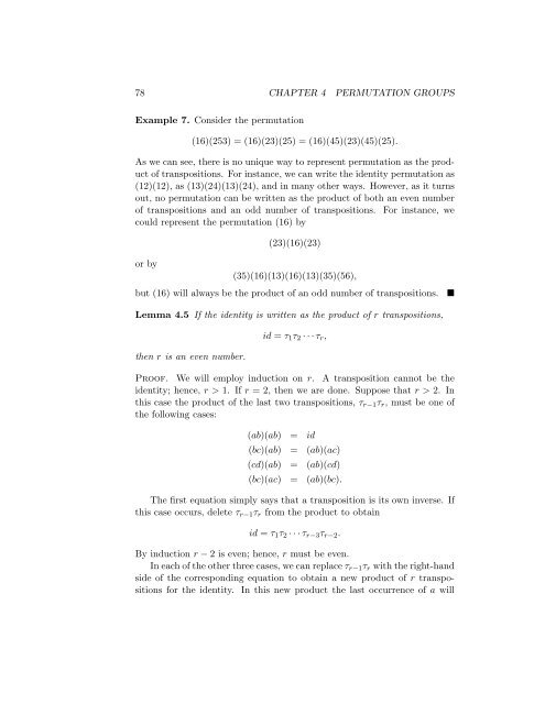 Abstract Algebra Theory and Applications - Computer Science ...