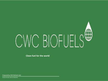 CWC Biofuels - Bioenergi
