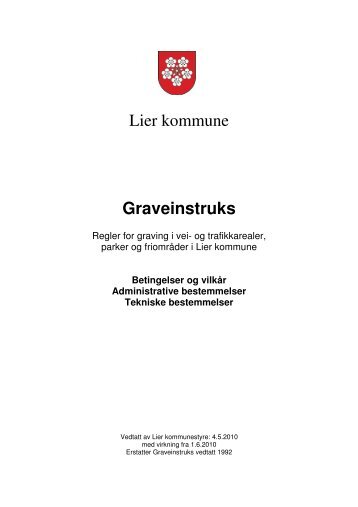 Lier kommune Graveinstruks