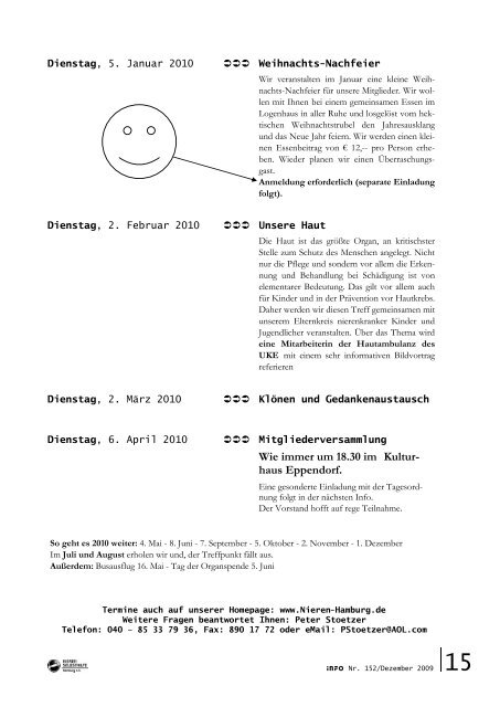 03 Vorwort 04 Urlaubsdialyse in der Waschküche (Damals I) 05 ...