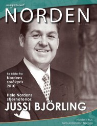 JUSSI BJÃRLING - Forsiden - Foreningen Norden