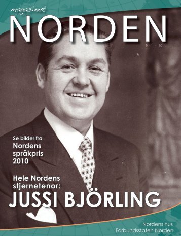 JUSSI BJÃRLING - Forsiden - Foreningen Norden