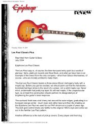 Les Paul Classic Plus - Epiphone Musical Instruments