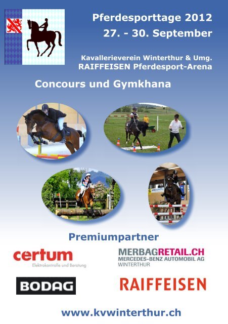 Pferdesporttage 2012 27. - Kavallerieverein Winterthur