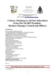 A Merry Christmas to All Our Subscribers From The NZART ...