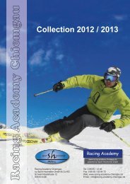 Collection 2012 / 2013 - Alpin Gesamt - racing academy chiemgau