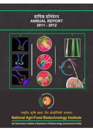 Annual Report 2011-2012 - Nabi.res.in