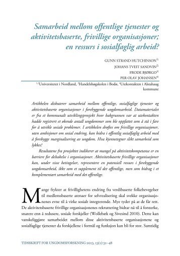 en ressurs i sosialfaglig arbeid? - Nova