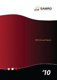 Annual Report 2010 - samro