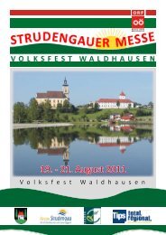 Sonntag, 21. August - Region Strudengau