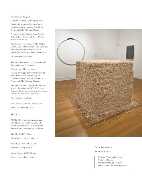 2010 Annual Report - The Wadsworth Atheneum