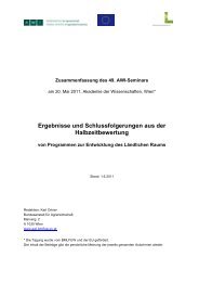 Ergebnisse und Schlussfolgerungen aus der Halbzeitbewertung