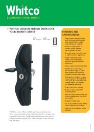 Lawson Sliding Door Lock - Seymour Locksmiths