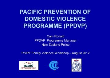 PPDVP Presentation - Pacific Prevention of Domestic Violence ...