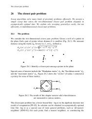 26 The closest pair problem