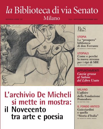 Scarica l'edizione di Novembre / Dicembre - Fondazione Biblioteca ...
