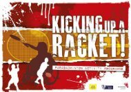 Kicking up a Racket - Parabadminton - sports coach UK