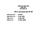 List - Bhopal Municipal Corporation