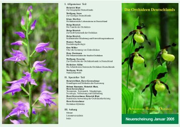 Die Orchideen Deutschlands - Orchideen-Kartierung