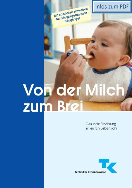 TK-GesundheitsbroschÃƒÂ¼re: Von der Milch zum Brei ... - Babypartner.de