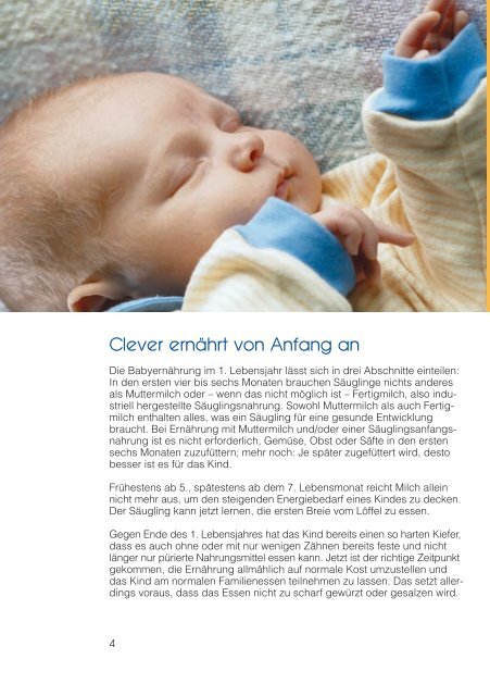 TK-GesundheitsbroschÃƒÂ¼re: Von der Milch zum Brei ... - Babypartner.de