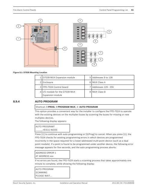 Fire Alarm Control Panels - Bosch Security Systems