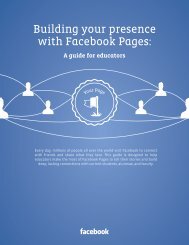 Building your presence with Facebook Pages: A guide
