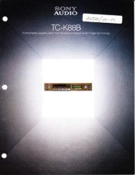 Sony_TC_K88B - Preservation Sound