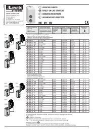 M1 - M2 I220 I GB F E 01 11 - LOVATO Electric SpA