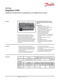 Regulators CCR3 - Danfoss apkures portÄls