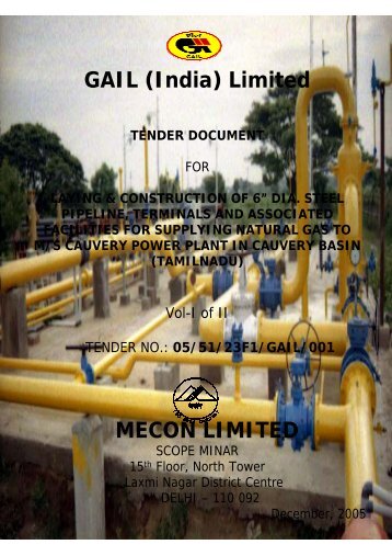 GAIL (India) Limited MECON LIMITED