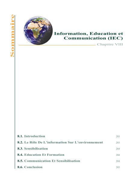 Information, Education et Communication (IEC) - DÃ©partement de l ...