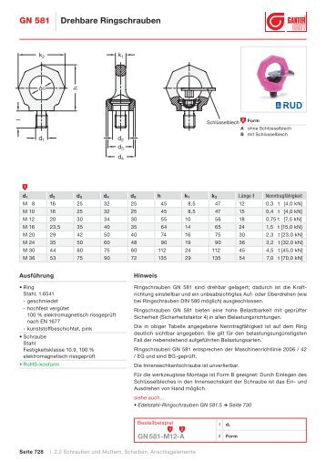 Normblatt GN 581 PDF - Ganter