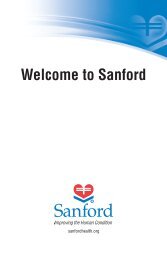 Sanford Health - Welcome To Sanford