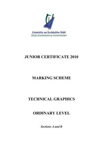 JUNIOR CERTIFICATE 2010 MARKING SCHEME ... - Examinations.ie