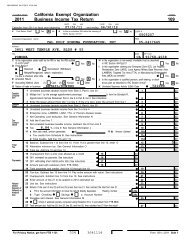 CA Exempt Organization Business Income Tax Return Form 109 ...