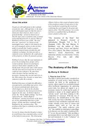 The Anatomy of the State - The Libertarian Alliance