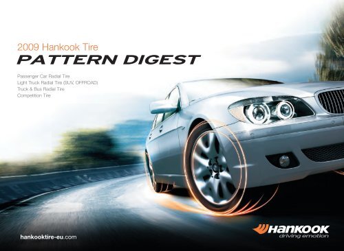 2009 Hankook Tire PATTERN DIGEST