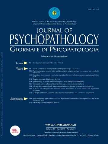 Post-traumatic stress disorder in the DSM-5 - Journal of ...