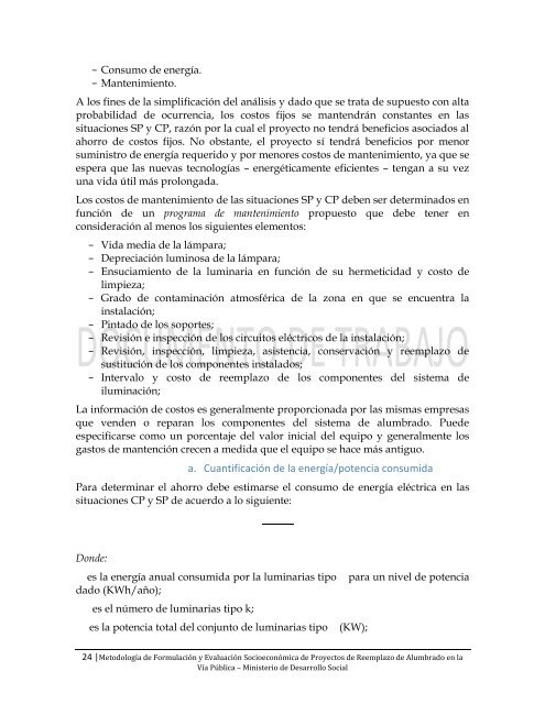 documento de trabajo metodologÃ­a para la formulaciÃ³n y evaluaciÃ³n ...